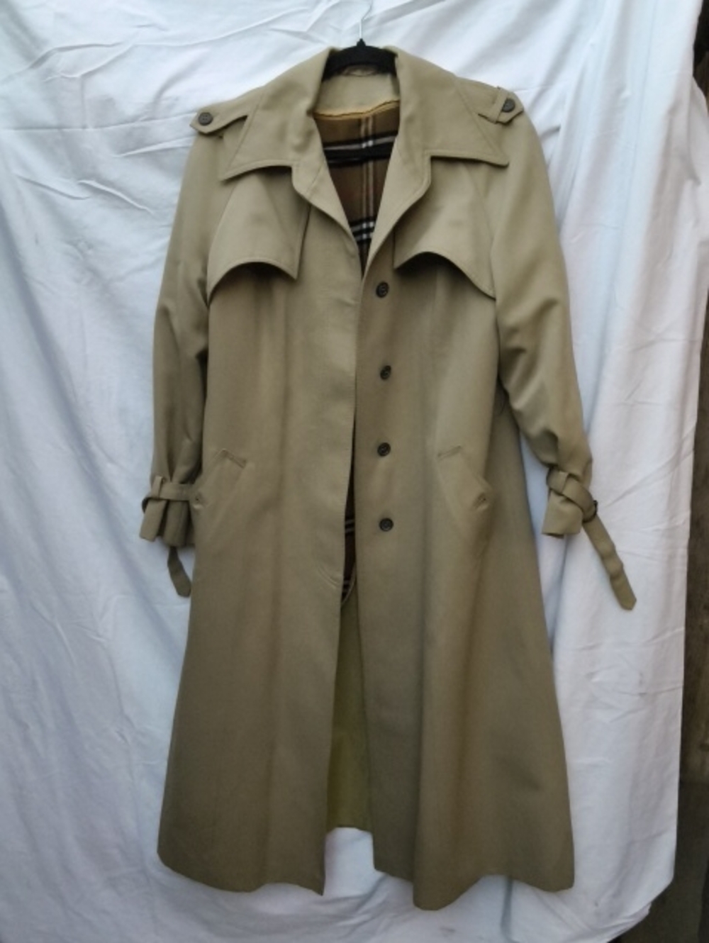 Vintage Classic Khaki TrenchCoat 15/16 Academia,